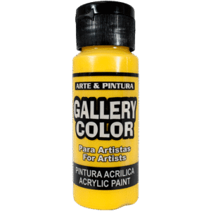 Pintura Acrílica Gallery Color Amarillo Intenso 2 onzas